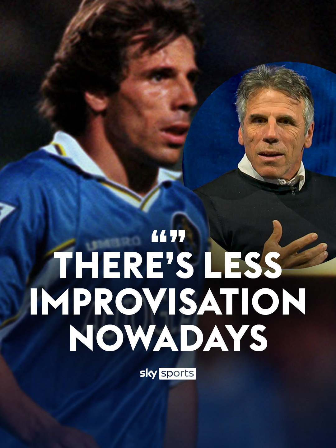 Gianfranco Zola says football is not producing enough players that 'improvise' on the pitch anymore ⚽️🪄 #gianfrancozola #zola #jamiecarragher #footballtiktok #PremierLeague #chelsea