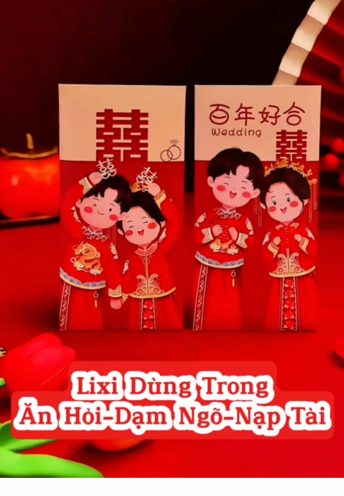 Lì Xì🧧Bê Tráp Ăn Hỏi – Phong Thủy May Mắn, Hạnh Phúc ❤️Vẹn Toàn! #damcuoi #cuoihoi #happywedding #baolixi #lixicuoi #lixibetrap #betrap #songhihappy #weddingenvelope #xuhuong #tiktoktrend #fyp #viralvideo 