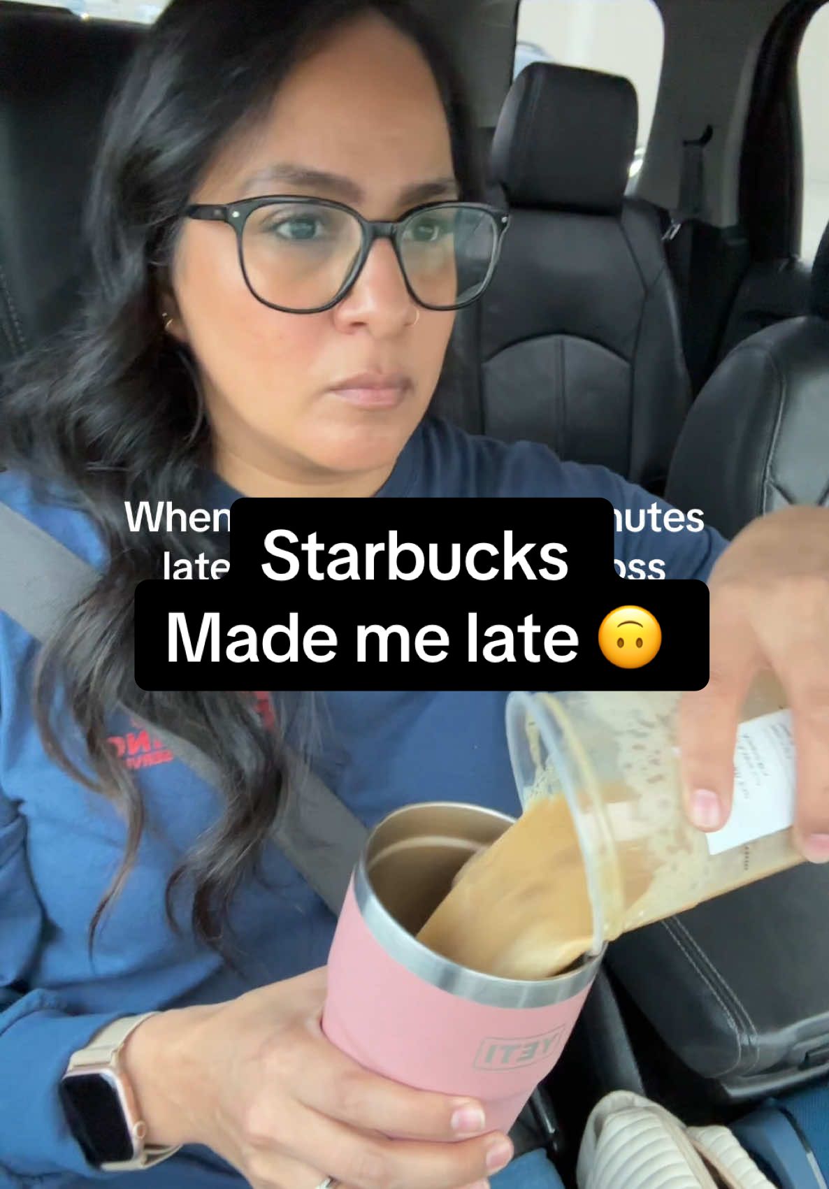 Thank you @YETI for saving me & for keeping my iced coffee cold for hours #coffee #starbucks #icedcoffee #work #tuesday #workingmom #fyp #yeti  