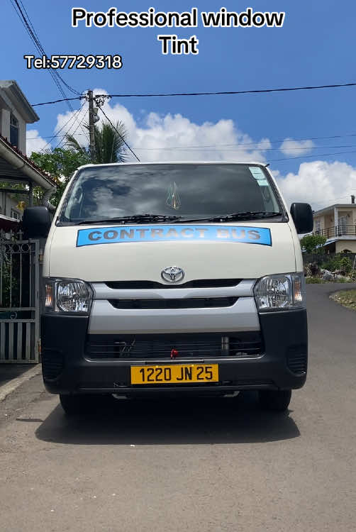 New hiace 2025🔥window tint✅#mru #fyp #share #windowtint #clearvision 