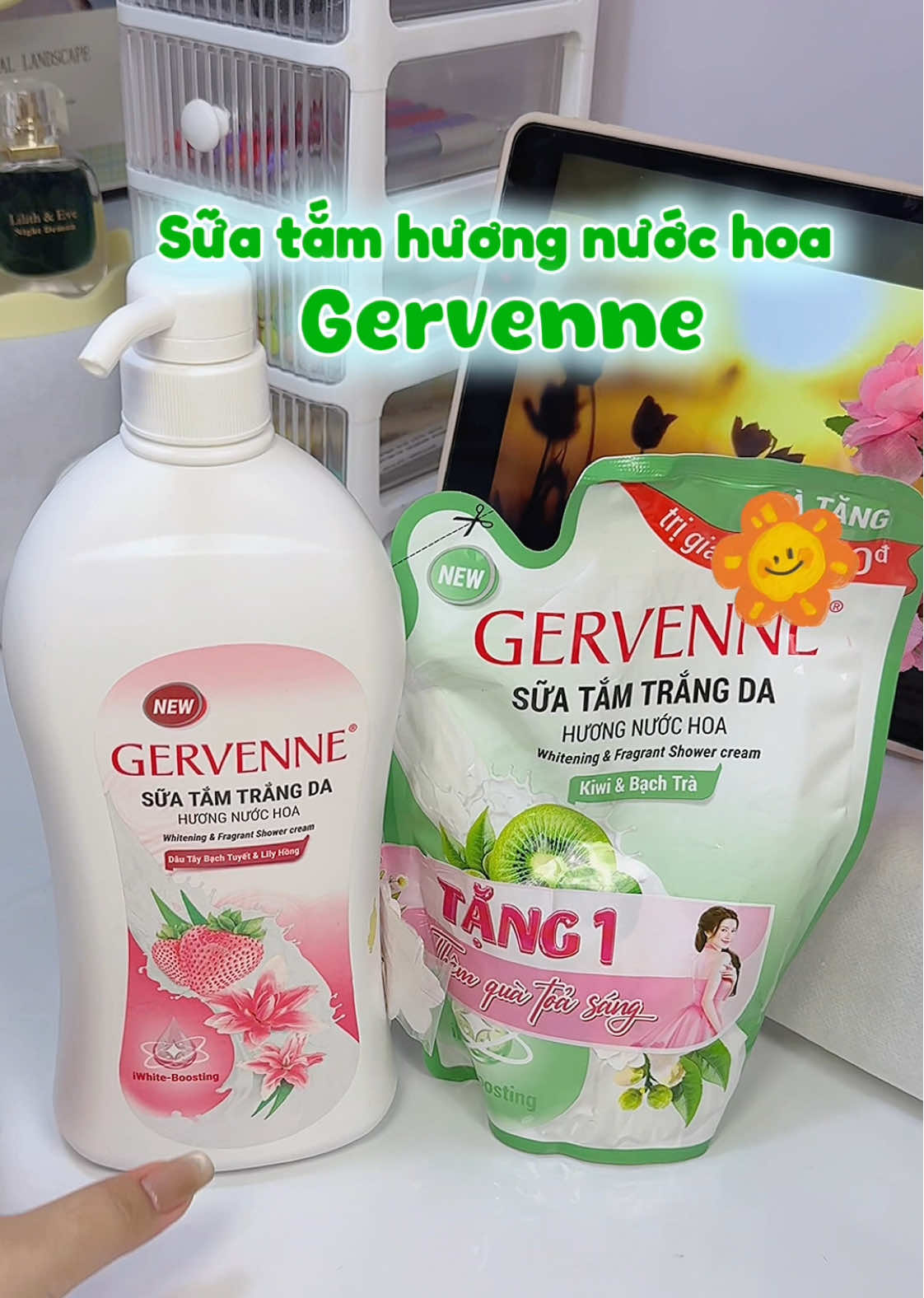 sữa tắm #gervenne này có quàaa nè #suatamnuochoa #suatamgervenne #tieuha27 #reviewlamdep #muacungtiktok 