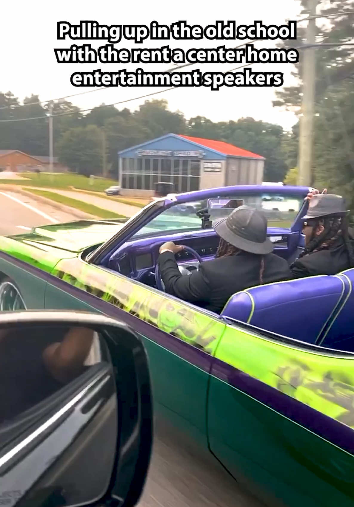 I used to put Rent A Center speakers in my car 😂