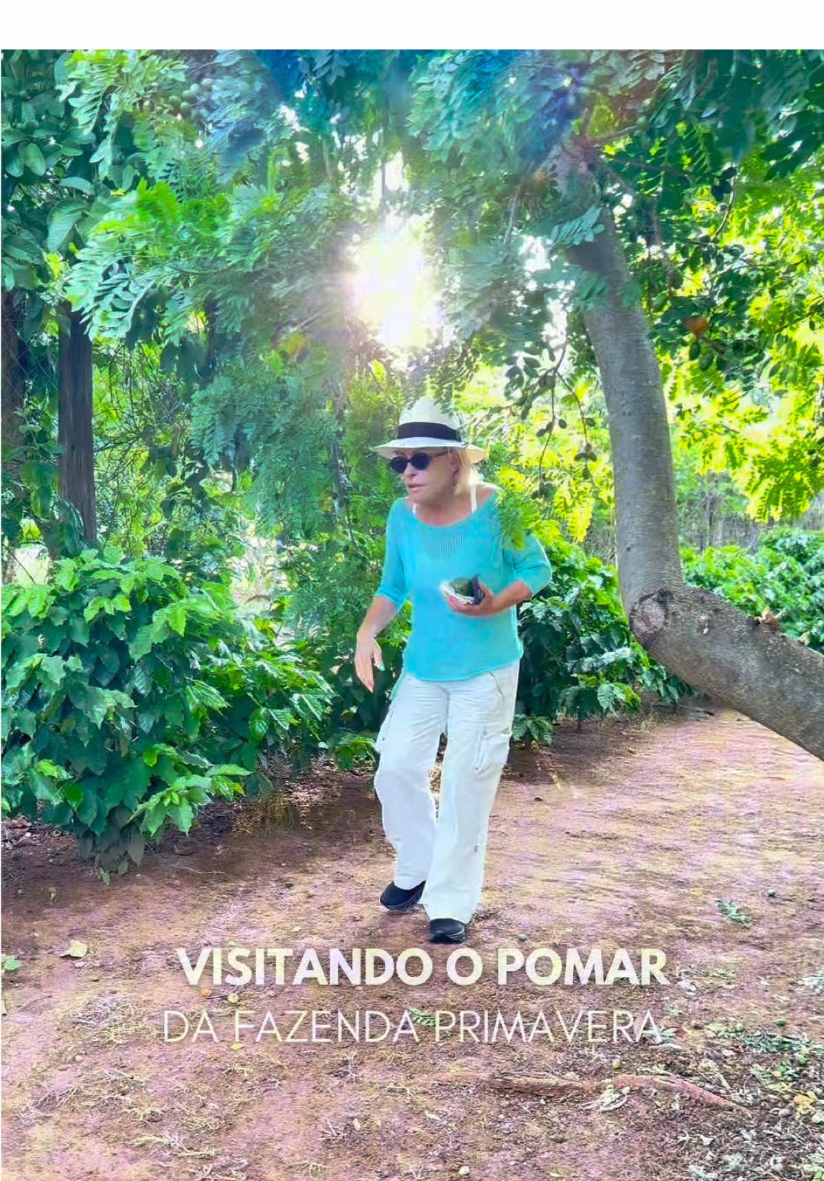 Ah, como eu amo essa fazenda. Tem lugares que a gente se sente bem, né? Aqui eu até respiro diferente. Vem fazer um tour comigo pelo pomar da Fazenda Primavera. Nada mais lindo do que ver a vida brotar da terra. ❤️🌱