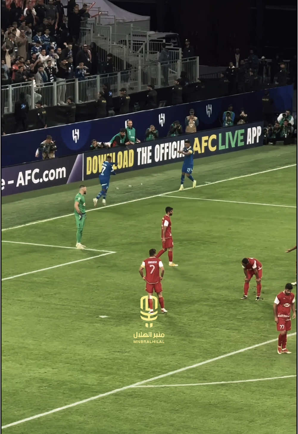 هددددددددف سالم والثالث للهلال 😰💙 #alhilal #سالم_الدوسري 