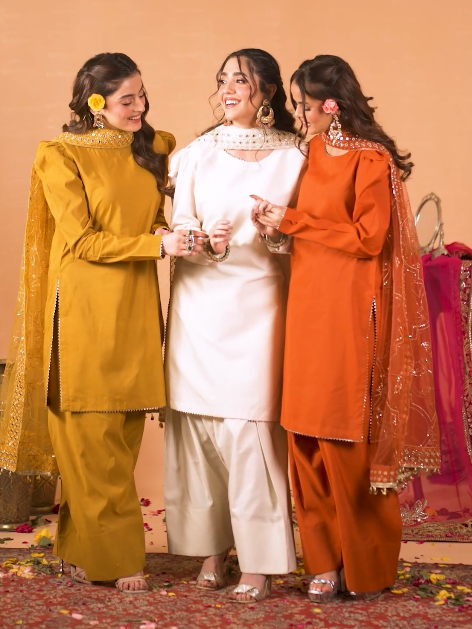 Details✨ Article code 1142-ST Colors : Ferozi / Light Mustard / Lilac / Pink / Rust / Mehndi / Off White #shaposh #lookingPosh #stylewithshaposh 
