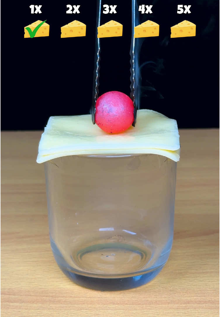 How many layers can resist 1000°C Hot Metal Ball ? #satisfying #asmr #Science