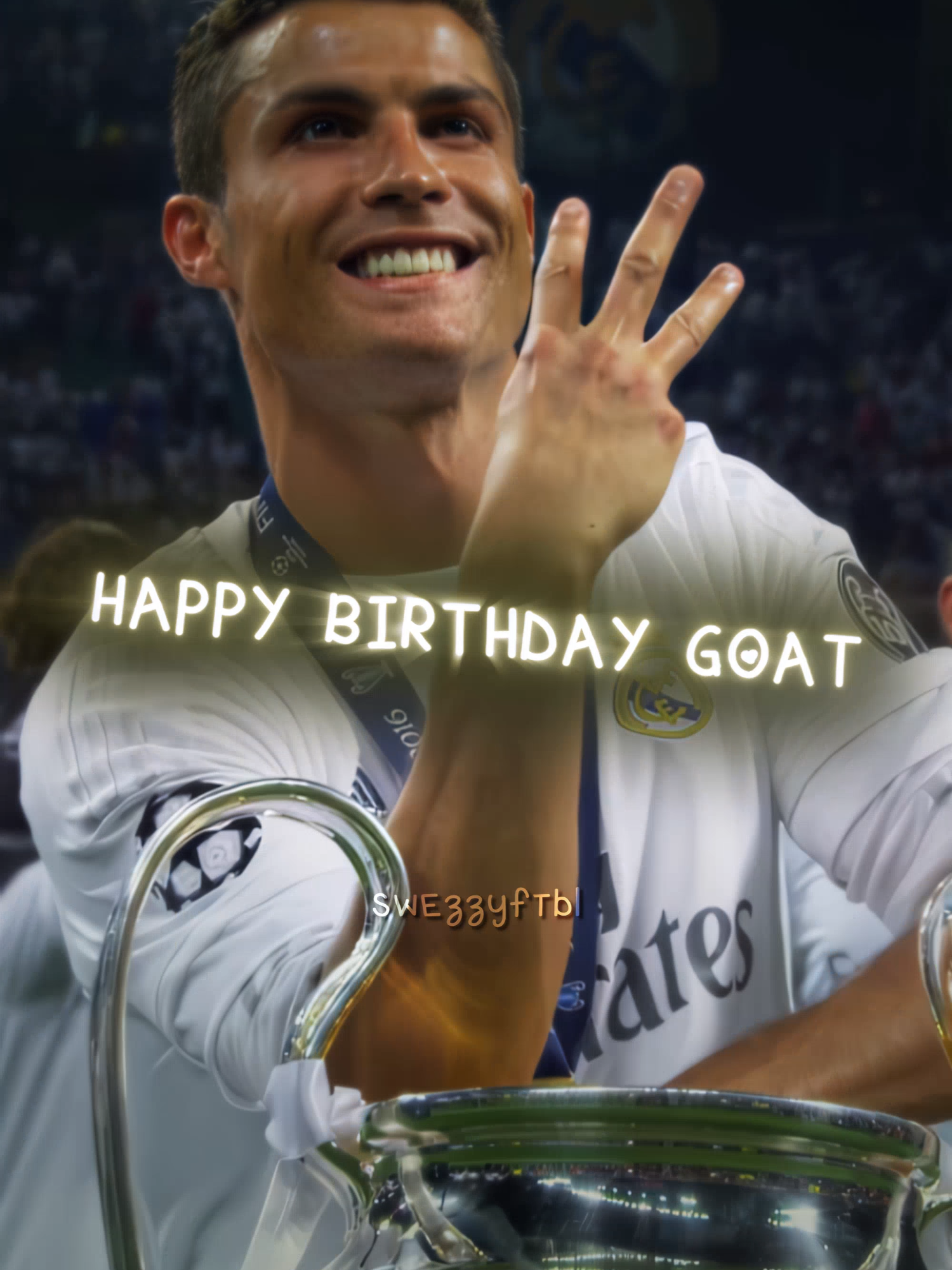 Happy Birthday Goat 🐐🥳 | Editing Course link in bio! | #realmadrid #ronaldo #cristianoronaldo #birthday #7 #fyp #goviral #aftereffect
