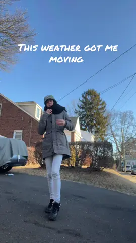 Dance in the cold weather #fyp #2025 #dance #dancechallege #fypage #viral #happy #cold #coldweather #itsfrezzing #happy #mylife #women #fundance #weback #dancingislife 