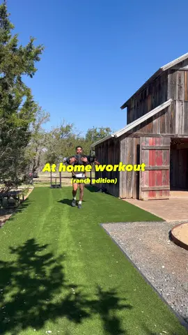 Pt. 2: First official workout in what’s becoming the home gym! The last 2 gyms I’ve joined I could’ve done this workout (minus the sand)! Lmk if you do try it!