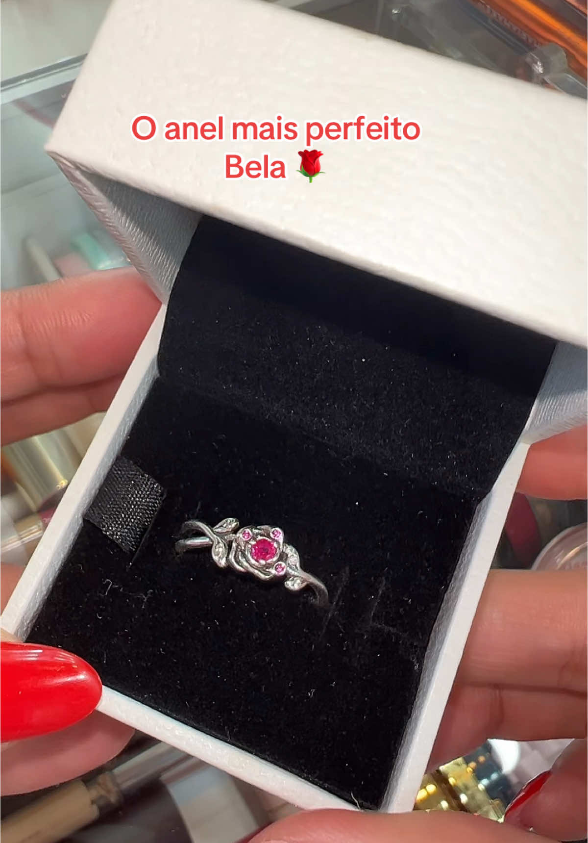 O Anel mais lindo!!! A Bela e a Fera 🌹 . . . #fy #foryou #vaiprofy #pandora #abelaeafera #joias #prata #comprinhas #carioca #rj 