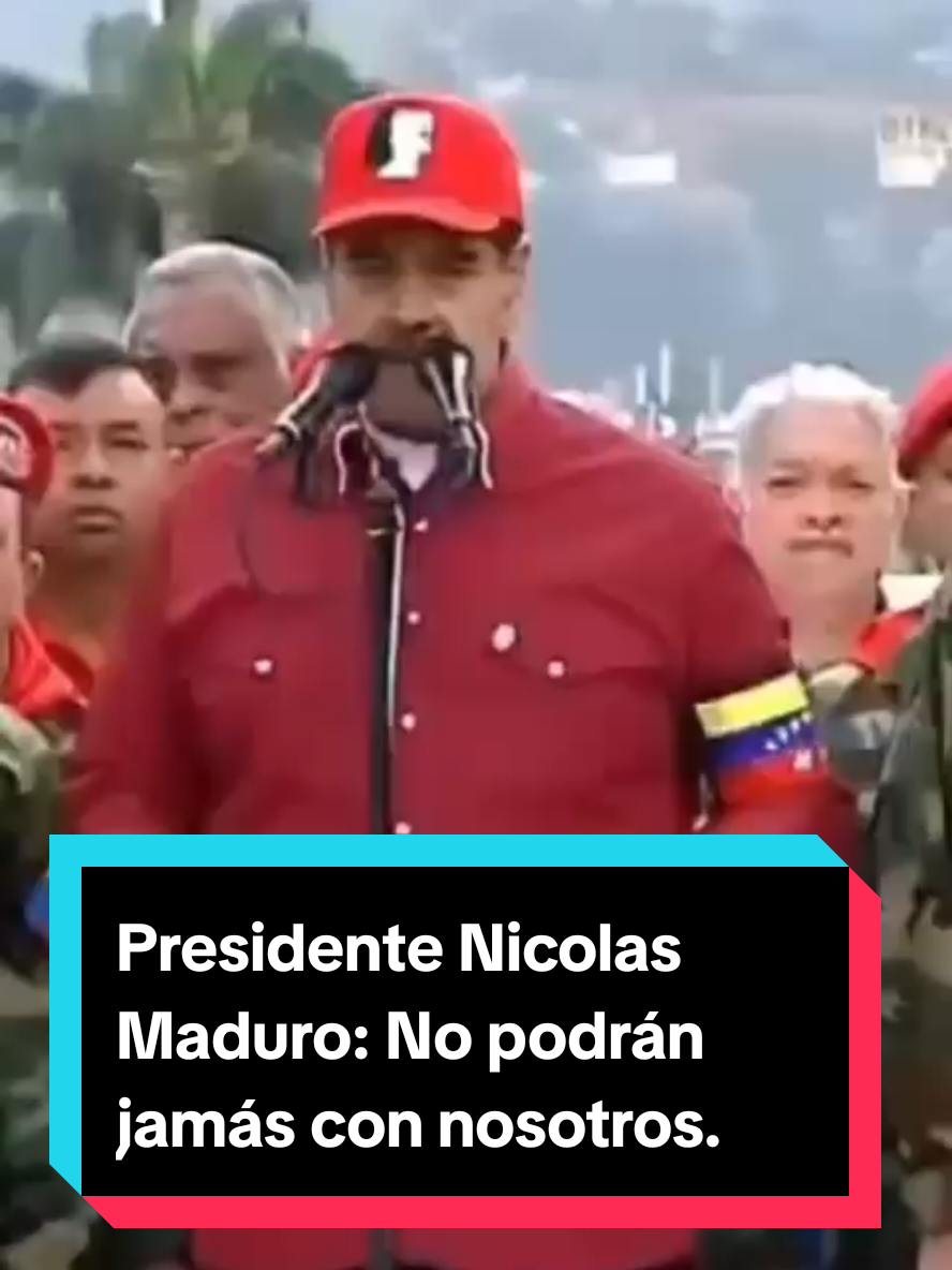 Presidente @Nicolás Maduro no podrán jamás con nosotros. #venezuela #nicolasmaduro #lealtad #justicia 