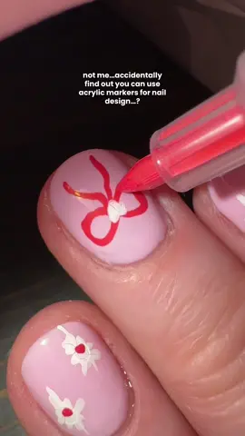 New use for your markers!!! 💅 next time I will try to make a cleaner design #nails #acrylicnails #coloring #coloringbooks #stationery #nailart #nailtech #nailtutorial #bow #tip #acrylicmarkers #painting #naildesigns @grabieofficial #grabiemarkers 