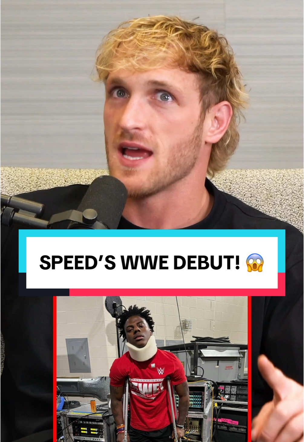 😱 LOGAN PAUL REACTS TO ISHOWSPEED WWE DEBUT! 👊 #loganpaul #mikemajlak #nicknayersina #WWE #wrestling #RoyalRumble #wrestlingtiktok #wrestletok #ishowspeed #ishowspeedlive #impaulsive @Logan Paul @heybigmike @Nick Nayersina @IShowSpeed @WWE 