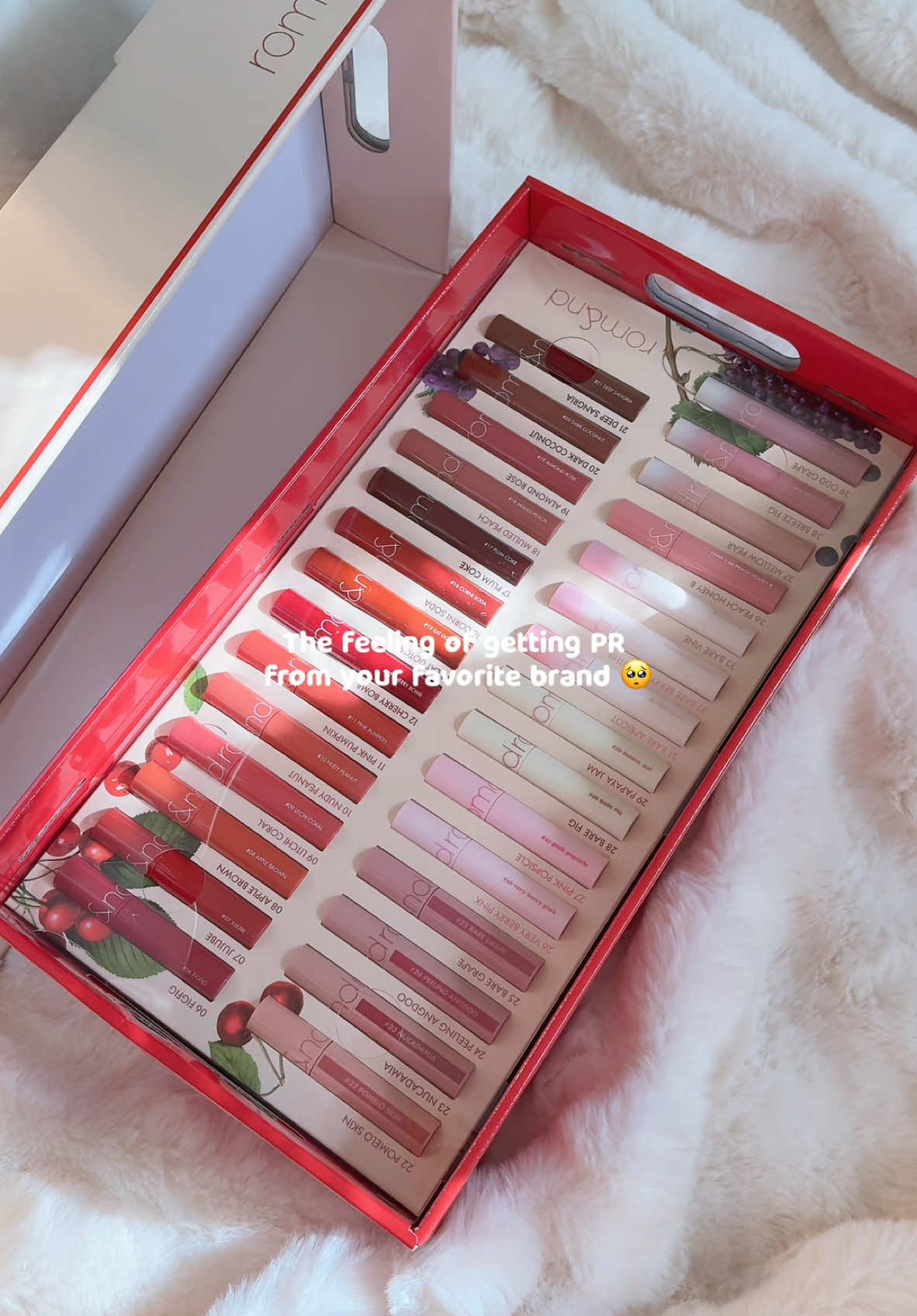 Every girl's favorite lip tint. 🍓🍇🍒🍊 @Rom&nd US #juicylastingtint #liptint #romand #koreanliptint #TikTokShopJumpstartSale #TikTokShopLoveAtFirstFind 