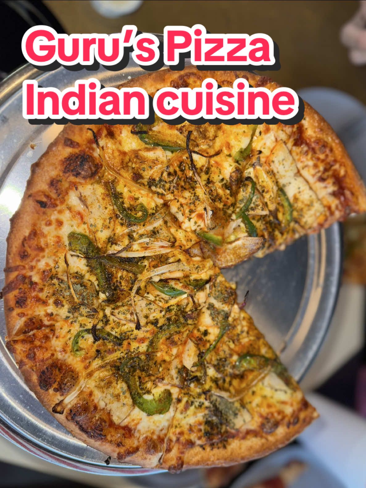 Let’s try “Gurus Pizza” Indian Pizza!🤯🍕🔥 ##fyp##Foodie##chopelasreviews##fypシ##foodcritic##foodreview##foodvlog##pizza##indianfood
