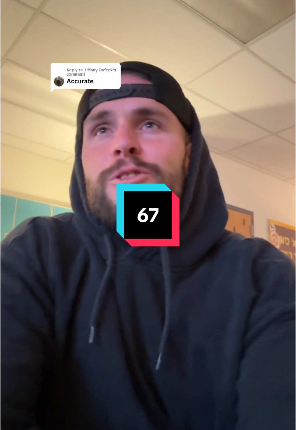 Replying to @Tiffany Dufeck  Say hello to another trend! 😂  Six seeevvveennnn.  #middleschool #middleschoolersbelike #67 ##teacherfyp