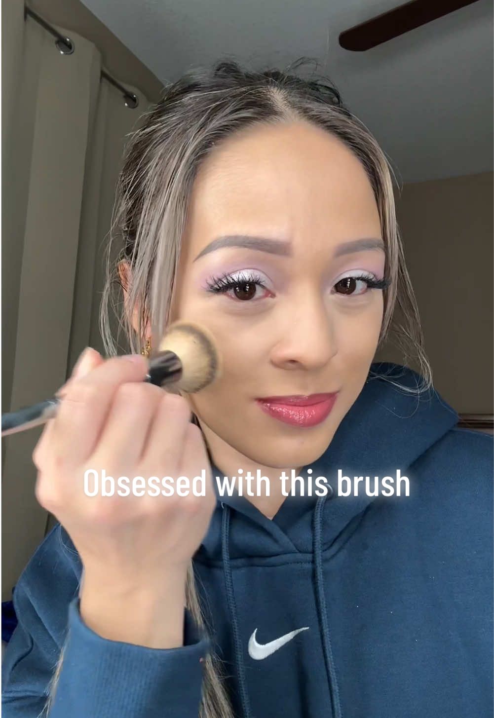 The only foundation/concealer brush I’ve been using the past year 🤌🏻 @IT Cosmetics @Haus Labs by Lady Gaga @elfcosmetics #makeup #beauty #hauslab #itcosmetic