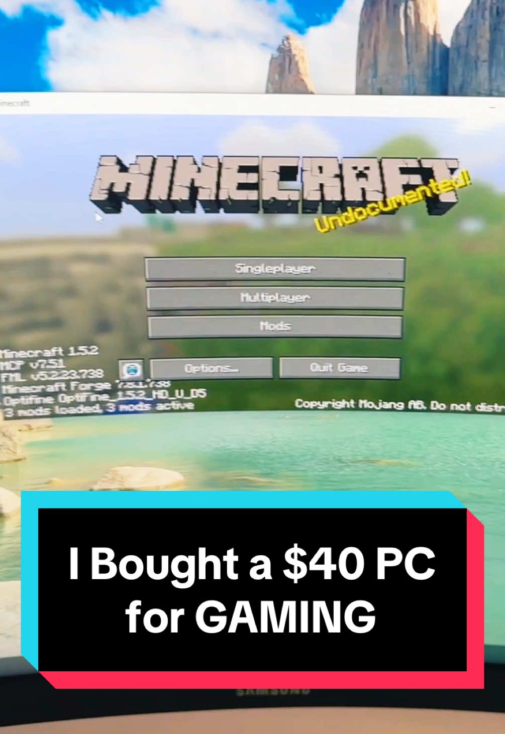 I bought a $40 PC for GAMING 💀💀💀 #2pxl #Tech #techtalk #gamingpc #pcbuild 