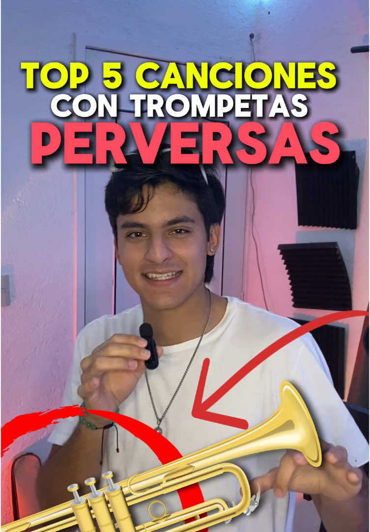 Top 5 canciones con trompetas perversas #viral #fyp #chaasan 