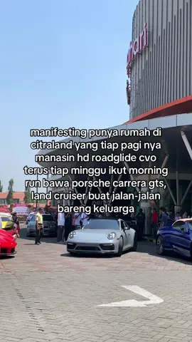 mari kita usahakan itu🫵🏻 #citraland #roadglidecvo #porsche #landcruiser #fyp 