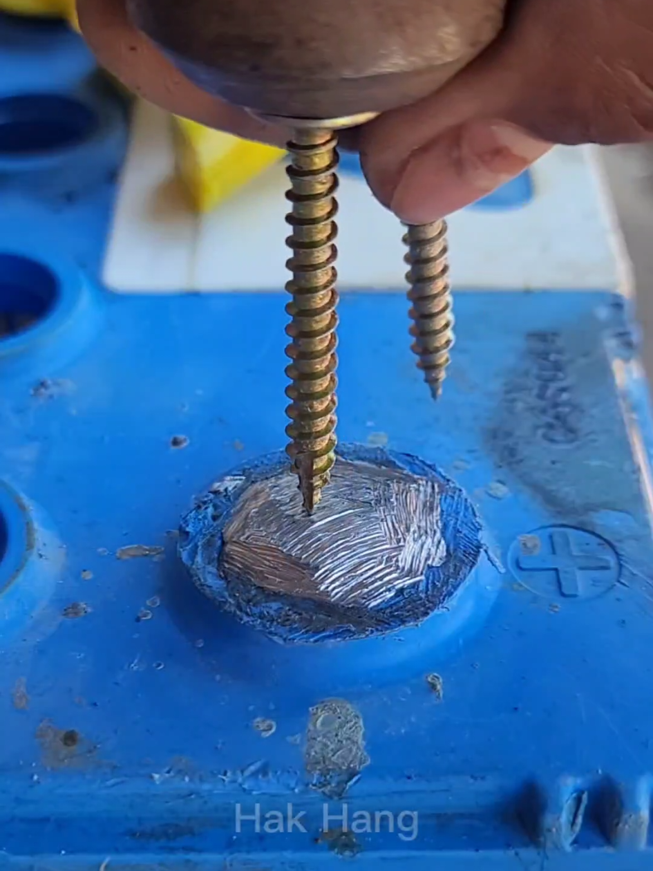 The damaged battery headisrepaired. #Battery #Repair 