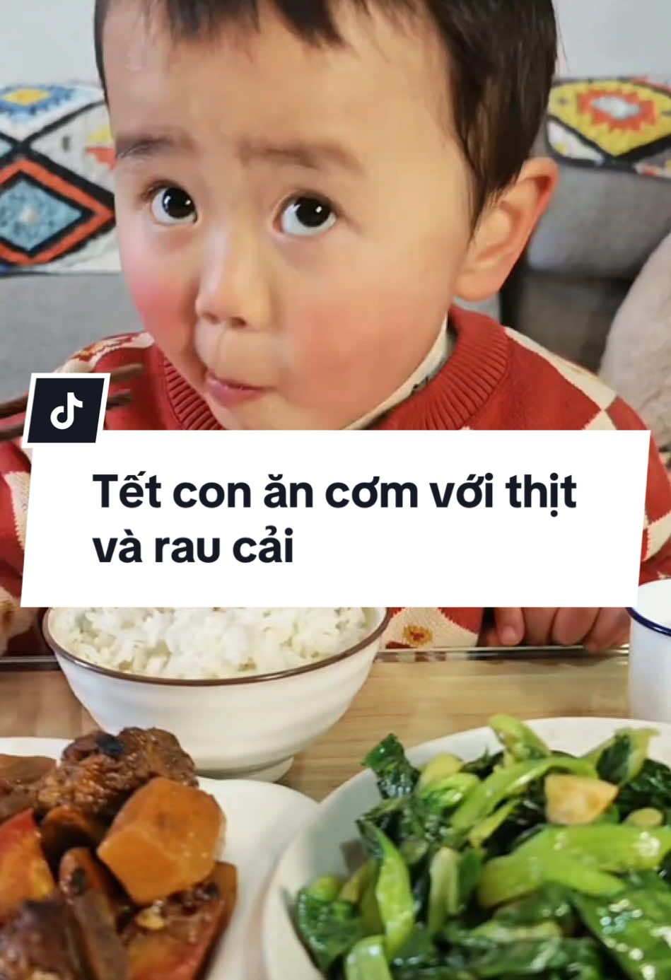 Con mời cô chú mukbang cơm trưa cùng con nha #mukbang #baby #mukbangvideo 