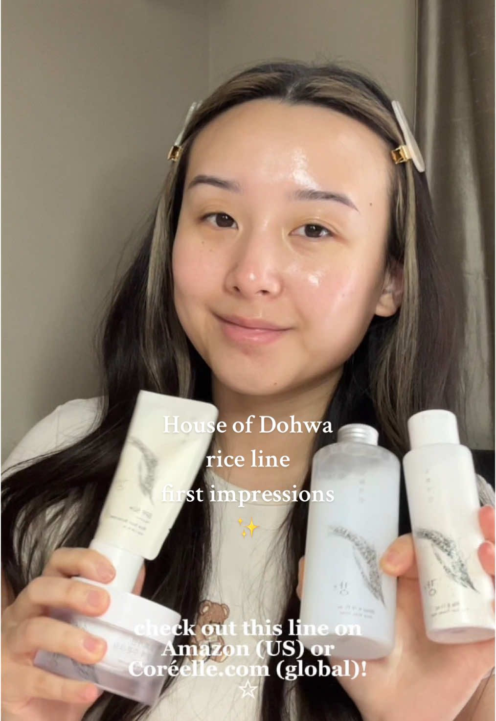 rice in skincare is just so ✨✨ & this line from house of Dohwa felt lovely on my skin! I’m super excited to keep incorporating these into my routine, esp the rice bran powder wash!!  thank you @COREELLE @houseofdohwa for sending these my way to try ♡ #coreelle #IntoCoreelle #houseofdohwa #kbeauty #globalshipping #kbeautyskincare #riceskincare #glowyskincare 