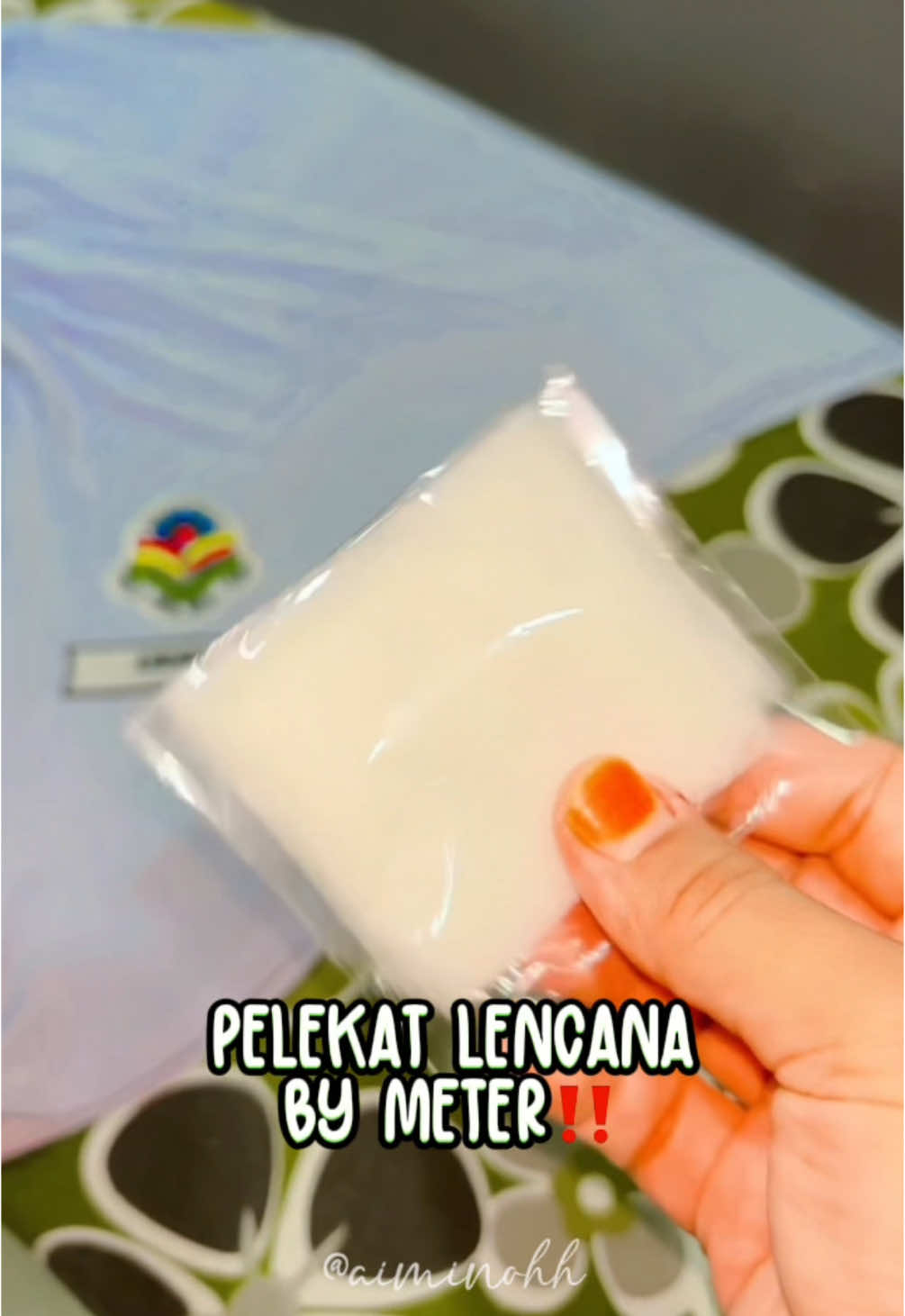 Replying to @Arif Abdullah....👐😎 tekan beg kuning ni ada 5/10/15 meter. Yang ni pon dah cukup kan 😁 #pelekatlencana #pelekatlencanasekolah #pelekatlencanasekolahviral #fabricadhesivetape 