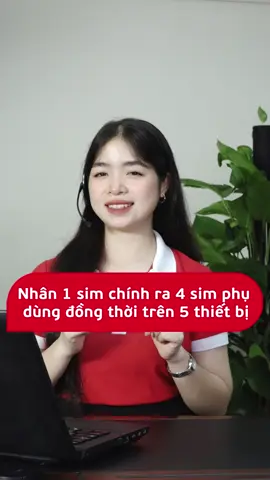 Nhân 1 sim chính ra 4 sim phụ dùng đồng thời trên 5 thiết bị#multisim #2025 #xuân2025🧧 #sim #viettel #dienthoai #congnghe #5G