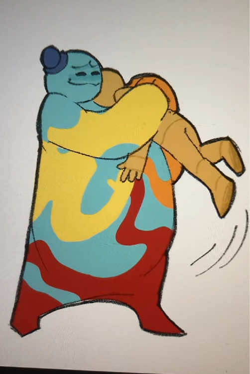 Due to popular demand, here’s a hug for the guys <\3 I know y’all have been begging for positivity with Doey since my last post, so take this as my apology :D #poppyplaytime #poppyplaytimechap4 #doeydoughman #fanart #fyp #fypシ 