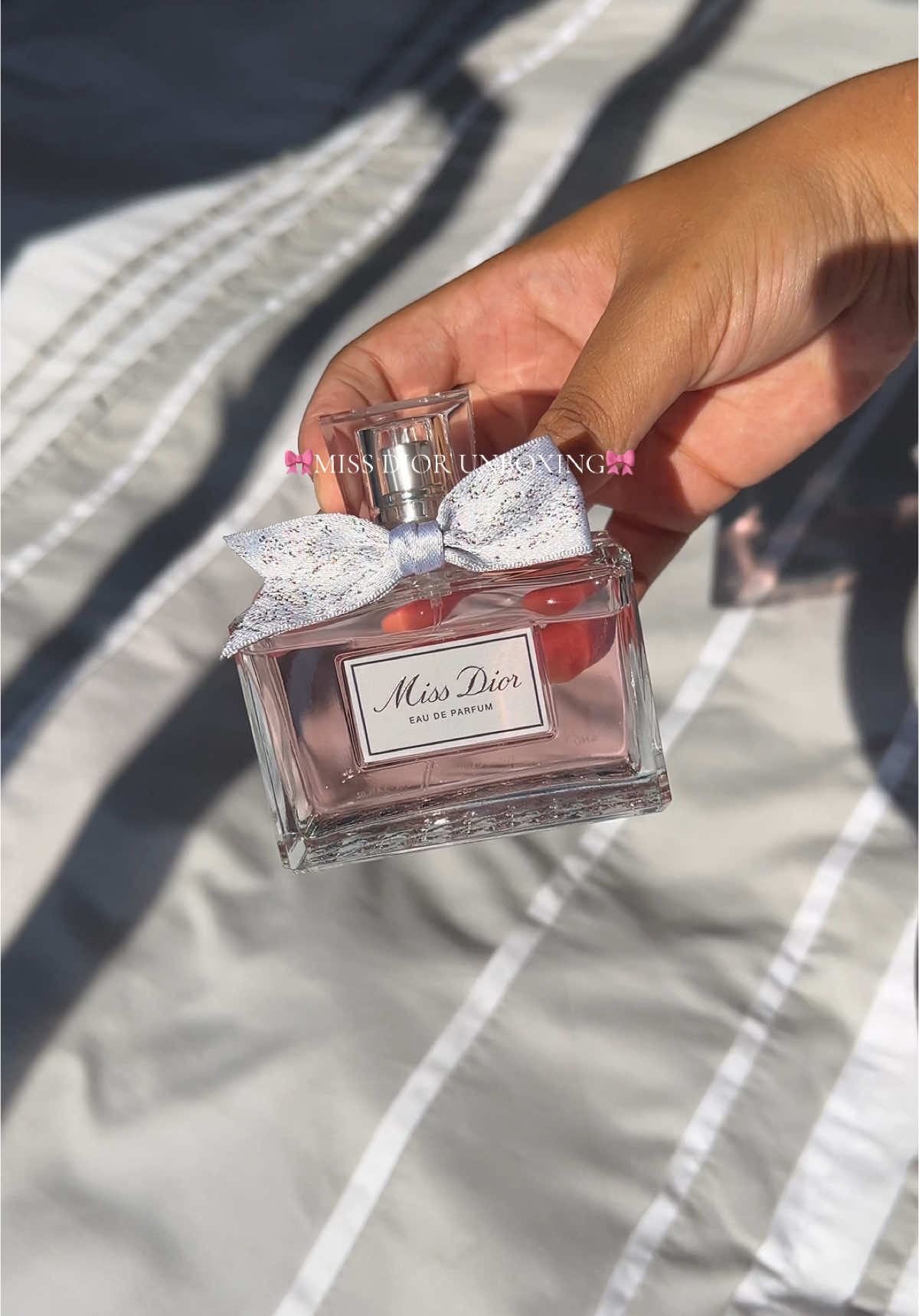 Comment your favourite scent, am looking to explore different perfumes 🥹🎀#missdior #perfumeunboxing 