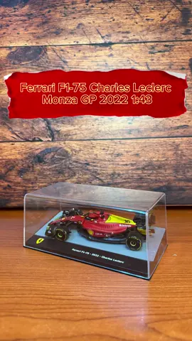 Ferrari F1-75 Charles Leclerc Monza GP 2022 1:43. #formula1 #f1 #f1tiktok #ferrari #ferrarif1 #scuderiaferrari #charlesleclerc #leclerc16 #leclerc16🇵🇱 #fyp 