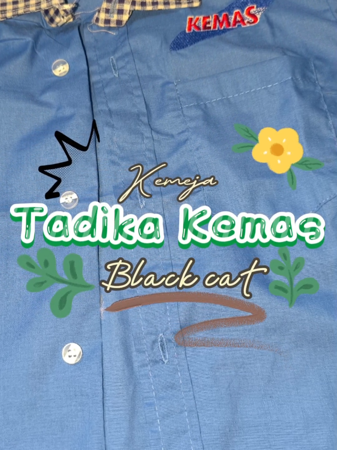 Kemeja Tadika Kemas Black cat Ready Stock Jom DAPATKAN SEKARANG‼️ #kemejasekolah #sekolahtadika #bajutadikakemas #bajusekolah #sekolahtadikakemas #OOTD #racuntiktok #affiliatemarketing #tiktokaffiliate #support #foryou #foryoupage #fyp #bismillahfyp 
