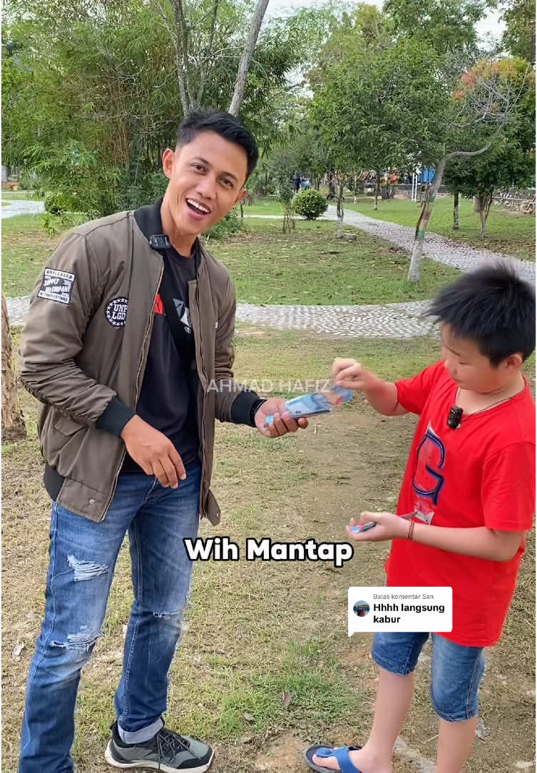 Membalas @San kejar lek, ambil uangnya😂