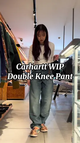 Double Knee Pant のNewカラーもめためた良っ🧊✨ 在庫確認、お問い合わせは気軽にインスタDMしてネー^_^🩷 #carhartt #carharttwip #fyp #fypシ