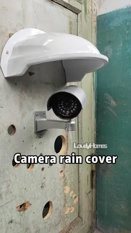 Camera rain cover! I am no longer afraid that the camera outside the house will be damaged by the rain! ! ! ! ! !#raincover #cover #camera 