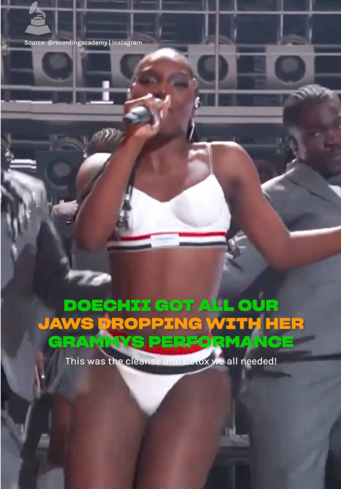 We don’t care if our ex destroyed all we owned as long as we got our swamp princess @Doechii 🐊✨ #linkinbio #Doechii #DENIALISARIVER #AlligatorBitesNeverHeal #GRAMMYs