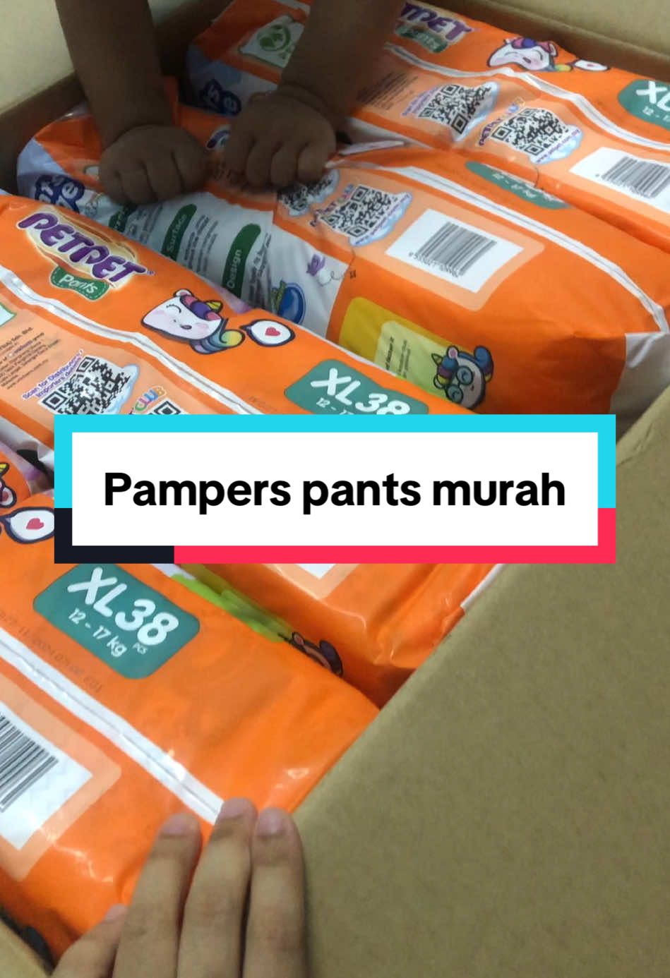 Pampers petpet gold pants murah betul!  Mmg takkan dapat harga mcm ni dekat luar mommies 🤭  #petpet #pampers #pamperspantsmurah 