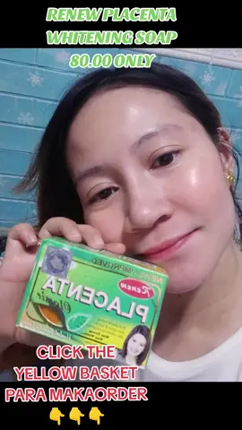 RENEW PLACENTA WHITENING PAPAYA SOAP 135GRAMS KAYA CLICK THE YELLOW BASKET PARA MAKAORDER#renewplacenta #renewplacentaclassic #renewplacentasoap #whiteningpapayasoap #Papaya Soap For Whitening #soap #SOAP #VIRAL #virall #trendingvideo #trendingsong #viral #trendingtiktok #trending #trendingnow 