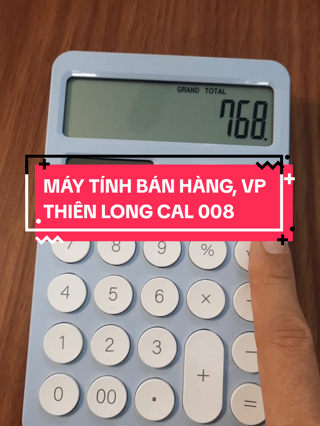 Máy tính Thiên Long CAL 008 màu pastel xinh nha #biquyetdatdiem8 #maytinhvanphong #maytinhbanhang #xuhuong #luotvuimualien #viral 