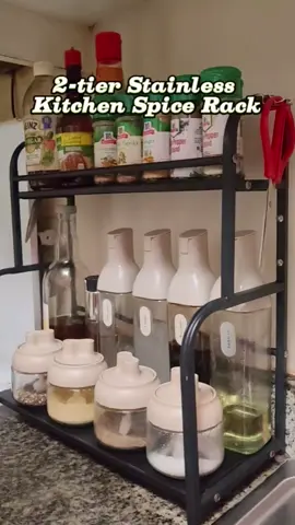 Stainless Kitchen Spice Rack #spicerack #stainlesssteel  #affliate #trend #giftideas #best #trendingvideo #tiktok #gift #ideas #solid #stainless 