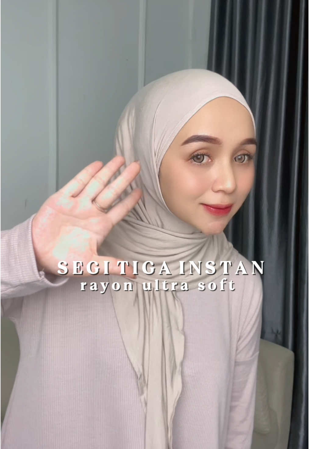 segitiga instan versi rayon 🤏🏻 ga kalah enakeun #fyp #segitigainstan #bergoinstan #hijabkaos 