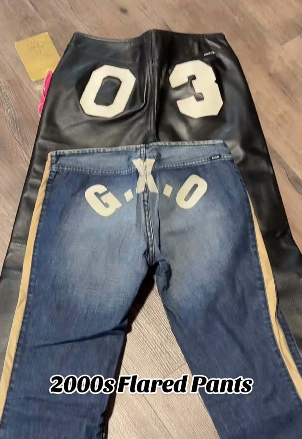 a small collection of my flared pants❣️ #y2k #2000s #fyp #fy #bratz #justagirl #misssixty #collection #vintage 