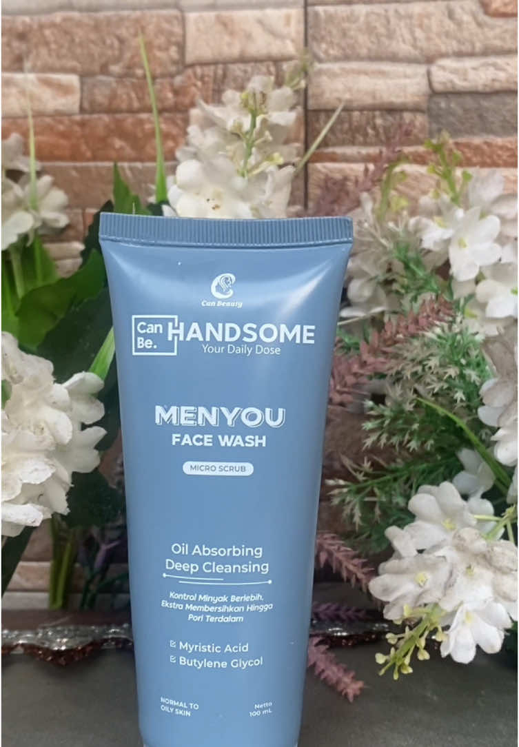 Biar wajah lo bersih dan fres setiap hari wajib pakai men you face wash #belilokal #facialwash #makeup #skincarepria #kulitcerah #facewashviral 