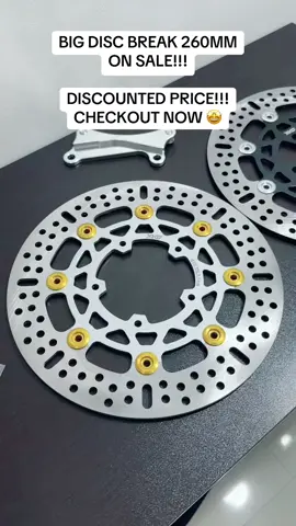 Big disc brake ba hanap mo quality at dagdag porma sa motor po  For click and honda beat fi Check out na!! #discbrake #ridesafealways  #longervideo 