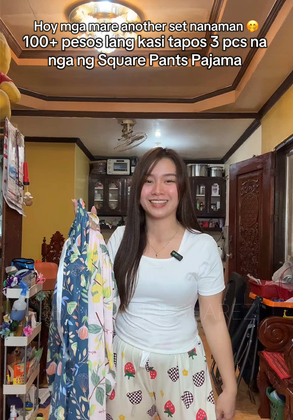 Replying to @chally'shop totoo mare sobrang presko lang isuot ganda ng fabric as in! 3 pcs na ng square pants pajama 100+ pesos nalang #squarepants #pajama #squarepantspajama #pajamaforwomen #3pcspajama #pantulog #pantulogoutfit 