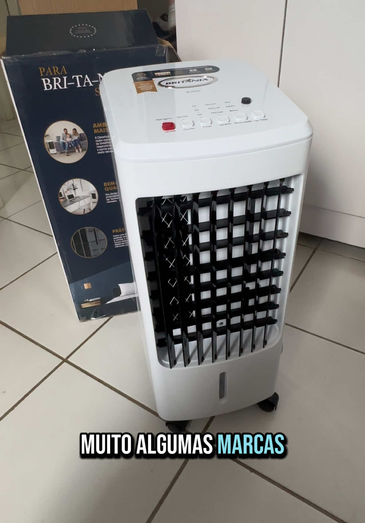Achadinho climatizador portátil, errei na edição do video….para ambientes pequenos, umidificador de ar da Britânia.. #arcondicionado  #calor  #britania #umidificador #monetizar @Britânia Eletro Oficial 