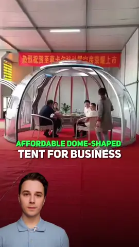 Affordable dome-shaped tent 😍