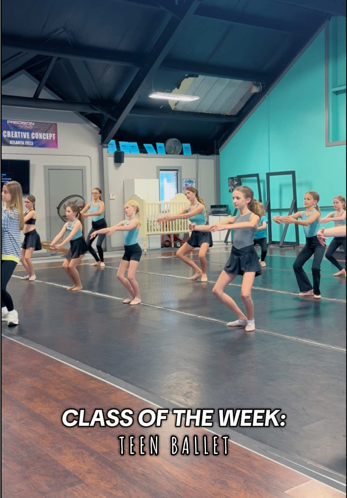 Class of the week… TEEN BALLET!  🩰💌👯 #welovecsds #fyp #dancestudio #balletbarre #dancersoftiktok 