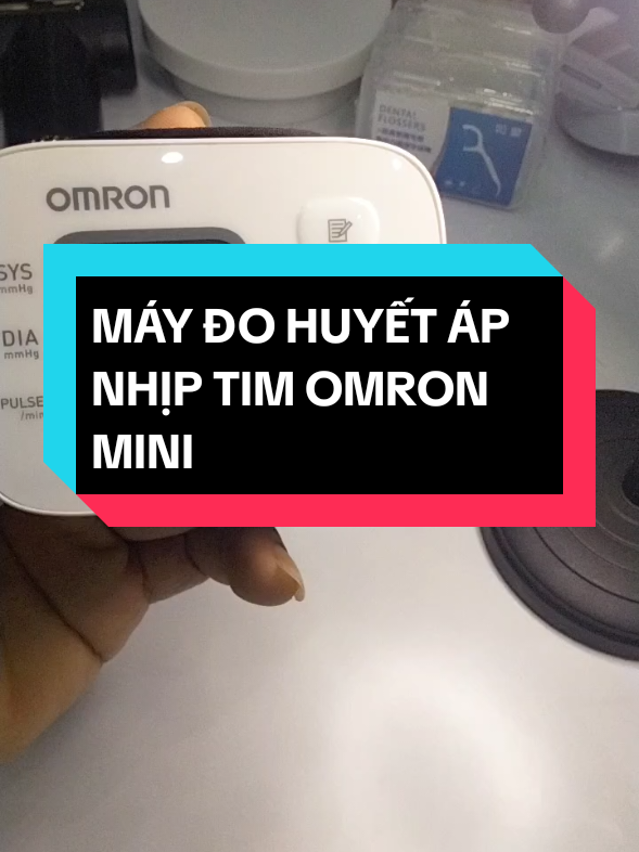 MÁY ĐO HUYẾT ÁP NHỊP TIM OMRON MINI#maydohuyetap#xuhuongtiktok2025🥰 